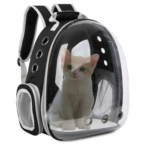 Cat Pet Carrier Backpack Transparent Capsule Bubble Pet Backpack Small Animal Puppy Kitty Bird Breathable Pet Carrier for Travel