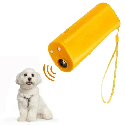 LED 3 in 1 Pet Dog Repeller Anti Barking Stop Bark Training Device Trainer Ultrasonic Anti Barking Ultrasonic Without Battery