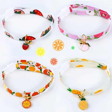 New Adjustable Kitten Collar with Bell Cut Pet Cat Collars Breakaway Cats Necklace Puppy Collar Cat Supplies Cat Accessories